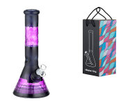 Glasbong ,,Super Heroes" Ice schwarz/ lila; konisch;...