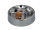 Pfeifenaschenbecher Metall chrom; 2 Ablagen; Ø 16cm