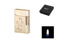 Metallfeuerzeug Gender, goldfarben mit Gravur