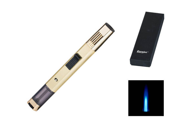 Stabfeuerzeug "Goldfarben" Jet-Flame, 17cm