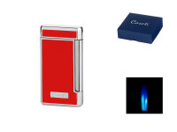 Zigarrenfeuerzeug "Caseti" Cigar, rot, 2er...