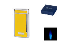 Zigarrenfeuerzeug "Caseti" Cigar, gelb, 2er...