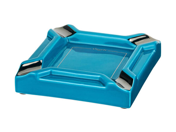 Zigarrenaschenbecher Caseti "Türkis" 20x20x4cm, einzeln