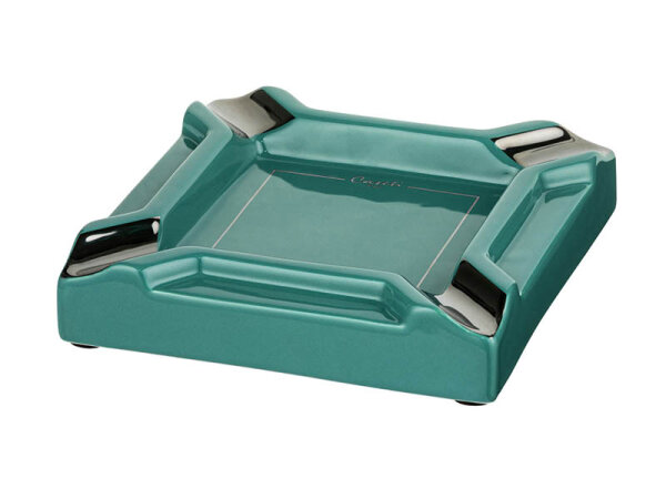 Zigarrenaschenbecher Caseti "Light petrol" 20x20x4cm, einzeln