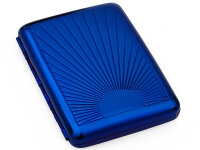 Zigarettenetui "Little Blue" für 16 Zig., mit Spange, 12er Display