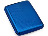 Zigarettenetui "Little Blue" für 16 Zig., mit Spange, 12er Display