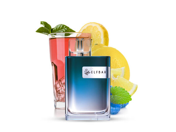 ELFBAR Crystal CR 600 - "Blue Razz Lemonade" (Blaue Himbeere, Limonade) - E-Shisha - 20 mg - ca. 600 Züge