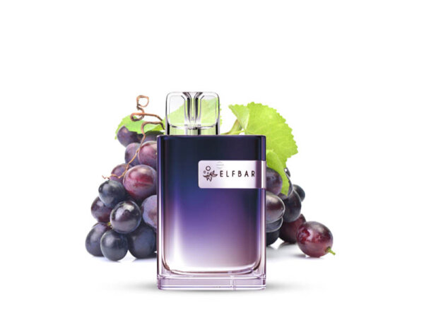 ELFBAR Crystal CR 600 - "Grape" (Traube) - E-Shisha - 20 mg - ca. 600 Züge