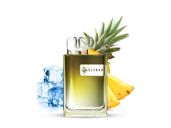 ELFBAR Crystal CR 600 - "Pineapple Ice" (Ananas) - E-Shisha - 20 mg - ca. 600 Züge