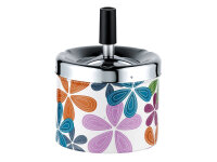 Drehaschenbecher "Blume"; Ø 9cm H. 8cm,...