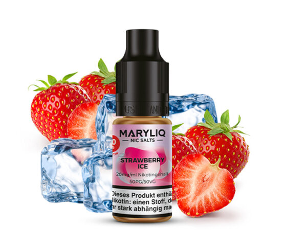 Lost Mary MARYLIQ - Strawberry Ice (Erdbeere,Eis) - Liquid - 20 mg/ml - 10 ml