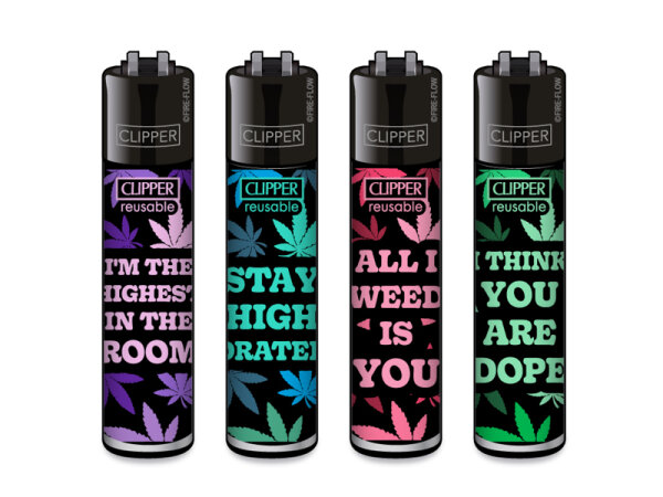 Clipper Large LEAVES SLOGANS, 48er Display