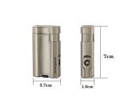 Zigarrenfeuerzeuge "London", Jet Doppel-Flamme inkl. Zigarrenlocher, 8er Display