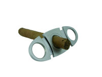 Zigarrenabschneider "Chrom-gebürstet", 2...