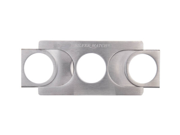 Zigarrenabschneider "Chrom-gebürstet", 2 Klingen