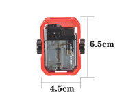 Sturm-, Zigarrenfeuerzeuge "Reykjavik", rote Jet-Flame, 4er Display