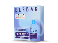 ELFBAR ELFA Prefilled Pod - Blueberry (Blaubeere) - 0mg -...