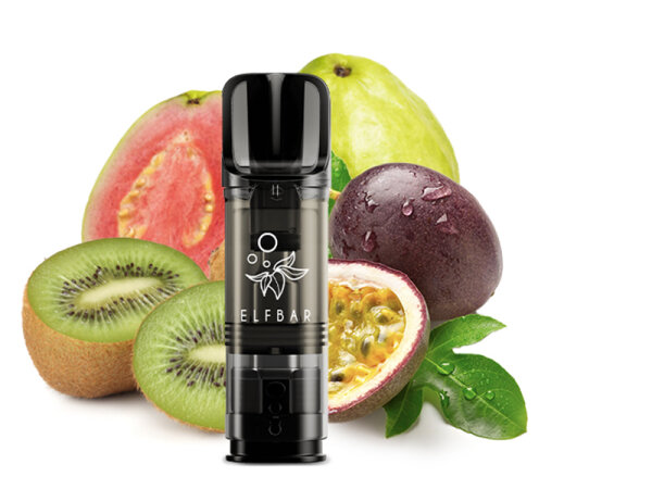 ELFBAR ELFA Prefilled Pod - Kiwi Passionfruit Guava (Kiwi, Passionsfrucht, Guave) - 0mg - 2er Set