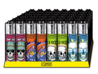 Clipper Large VACAY SKULLS, 48er Display