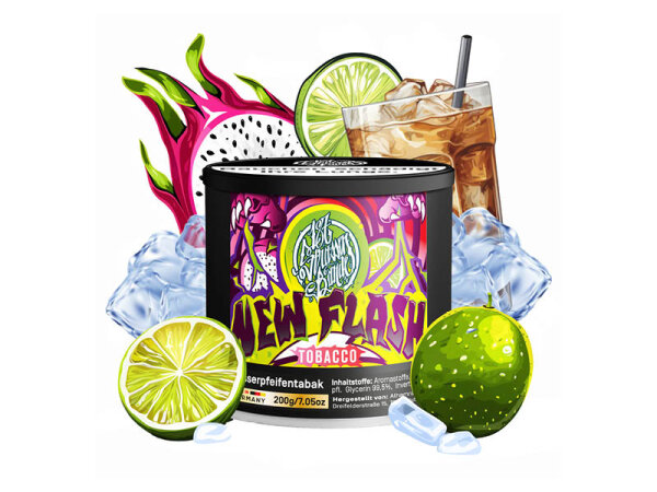 187tobacco - New Flash (Cola, Drachenfr., Limette) - 200g