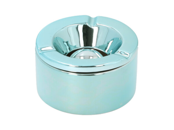 Windaschenbecher "Angelo" türkis glänzend, Ø 11,2cm, einzeln