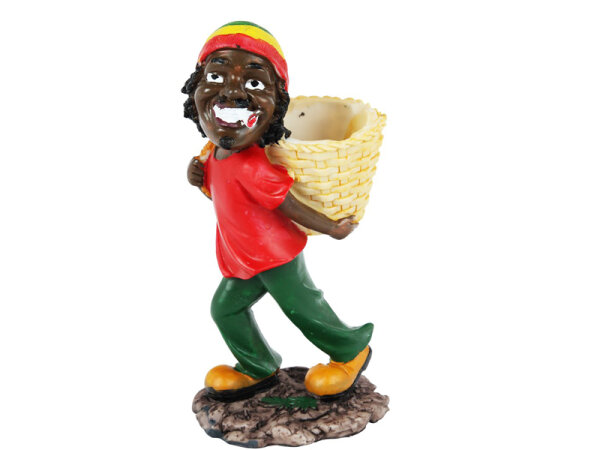 Aschenbecher "Rasta stehend" Hartz, Ø 11cm, einzeln