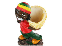 Aschenbecher "Rasta stehend" Hartz, Ø 11cm, einzeln