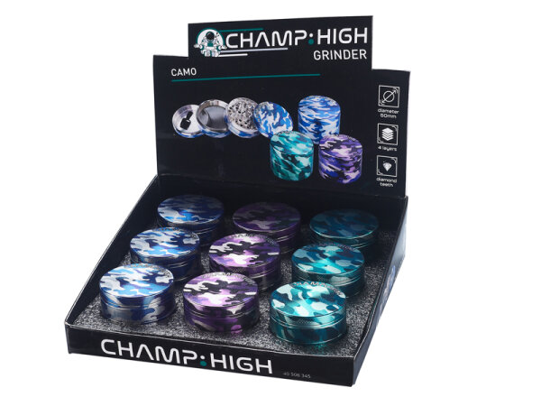 Grinder "The Camo" ; Ø 50mm; 3-fach sortiert; einzeln