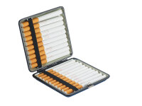 Zigarettenetuis "Denim Style" für 20 Zig., mit Gummiband, 4-fach sortiert, 12er Display