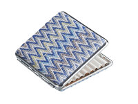 Zigarettenetuis "Colurful Waves Pattern" für 20 Zig., mit Gummiband, 4-fach sortiert, 12er Display