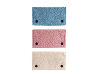 Tabakbeutel "Fleece"; 3-fach sortiert, 12er...