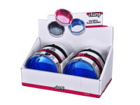 Glasaschenbecher rund; 3-fach sortiert; Ø 10,5cm;...