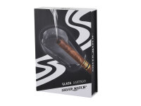 Zigarrenaschenbecher "Black" aus Glas; Länge 11,9 cm