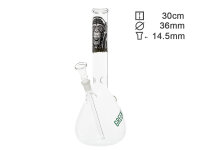 Glasbong "Monkey" transp; Höhe 30 cm;...