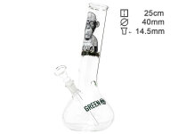 Glasbong "Pay Get" transp; Höhe 25 cm;...