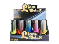 Sturmfeuerzeuge "Liam Metall", Jet-Flame,...