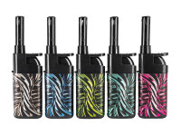 Stabfeuerzeug "Metallic Label" 5-fach sortiert,...