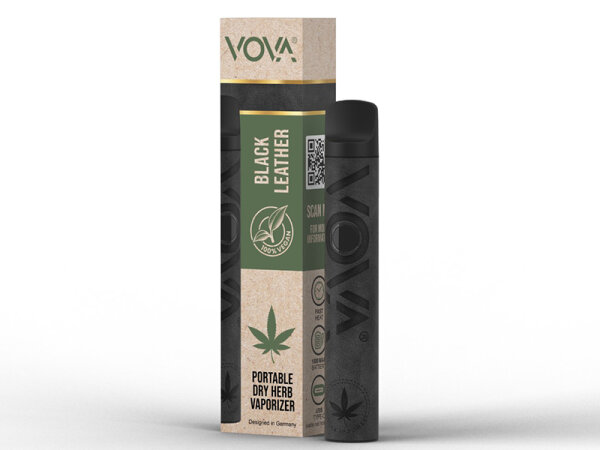 Vova Vaporizer - Black Leather
