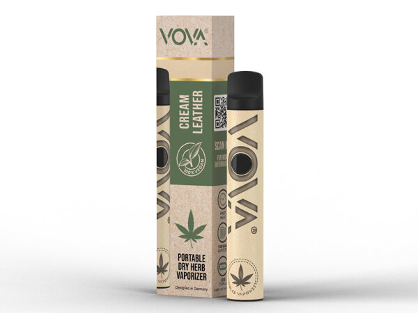 Vova Vaporizer - Cream Leather