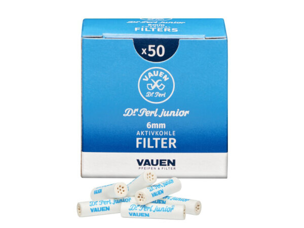 Vauen Dr. Perl Jufifty Aktivkohlefilter, 50er Schachtel