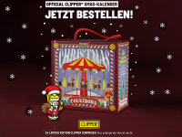 Clipper Adventskalender B1 mit 24 verschied.Feuerzeugen