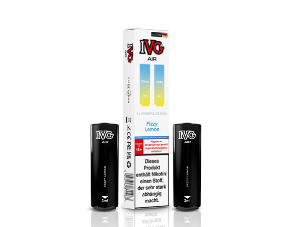 IVG AIR - Prefilled Pod - Fizzy Lemon (Zitrone) - 20mg - 2er Set