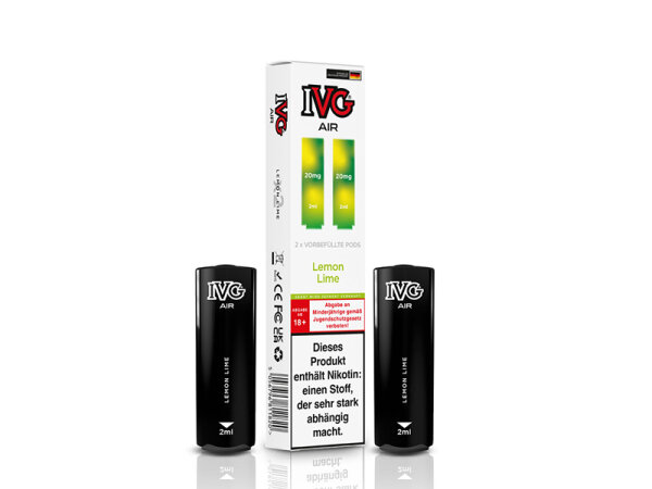 IVG AIR - Prefilled Pod - Lemon Lime (Zitrone, Limette) - 20mg - 2er Set