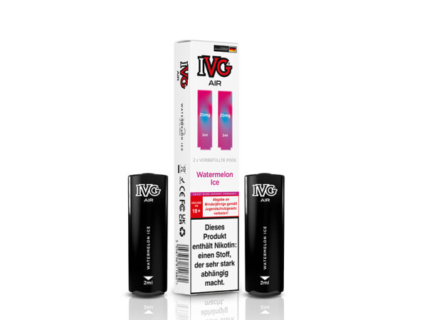IVG AIR - Prefilled Pod - Watermelon Ice (Wassermelone, Eis) - 20mg - 2er Set