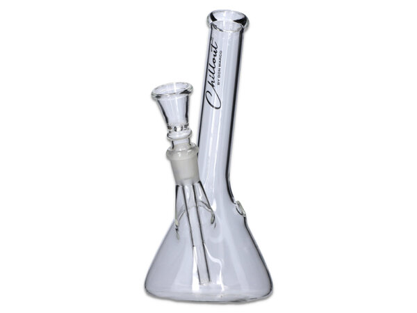 Glasbong "Beaker Chillout" transp; Höhe 20 cm; Ø 2,4 cm