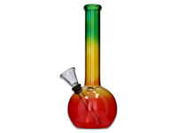 Glasbong "Rasta Round Straight" transp;...