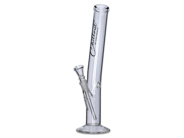 Glasbong "Zylinder Bent Chillout" transp; H&ouml;he 35 cm; &Oslash; 4 cm