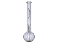 Glasbong "Round Straight Chillout" transp; H&ouml;he 35 cm; &Oslash; 4 cm