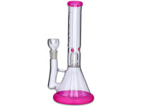 Glasbong "Percolator Beaker Straight" transp; H&ouml;he 30 cm; &Oslash; 4 cm, 4-fach sortiert