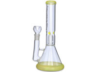 Glasbong "Percolator Beaker Straight" transp; H&ouml;he 30 cm; &Oslash; 4 cm, 4-fach sortiert